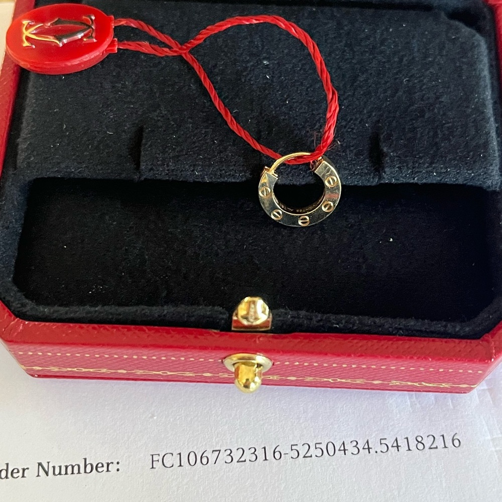 Cartier 18k Love earring